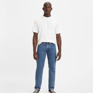 LEVI’S Men's 505™ Straight Regular Fit Jeans, 30W 30L, Medium Stonewash